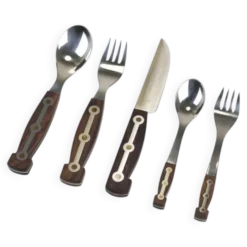 Couverts Amboss 1050 non utilisés, 32 pièces / 6 personnes, Autriche, années 1950