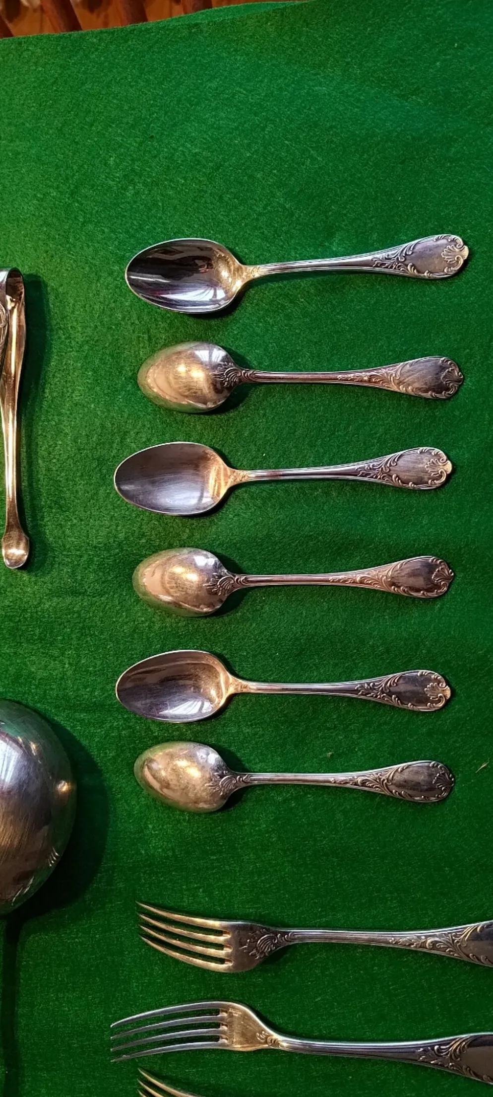Couverts Christofle 38 pièces modèle Marly