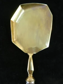 Couverts de service a gateaux en argent minerve fourré art deco