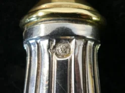 Couverts de service a gateaux en argent minerve fourré art deco