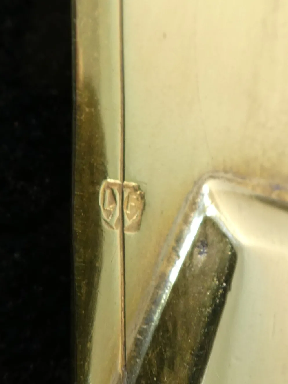 Couverts de service a gateaux en argent minerve fourré art deco