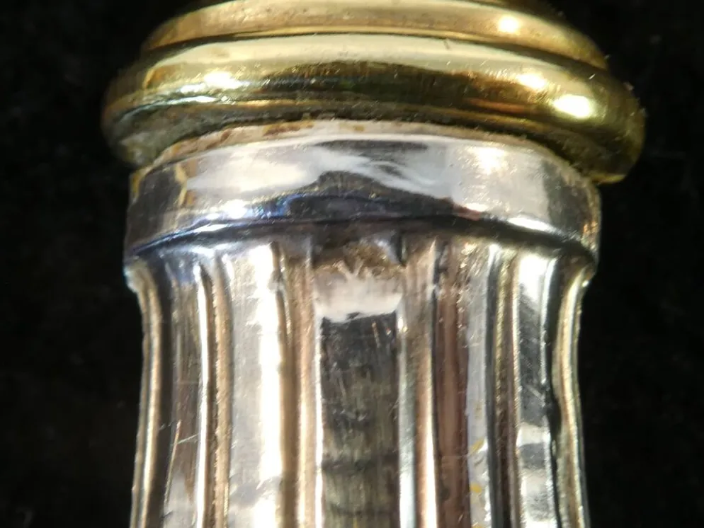 Couverts de service a gateaux en argent minerve fourré art deco