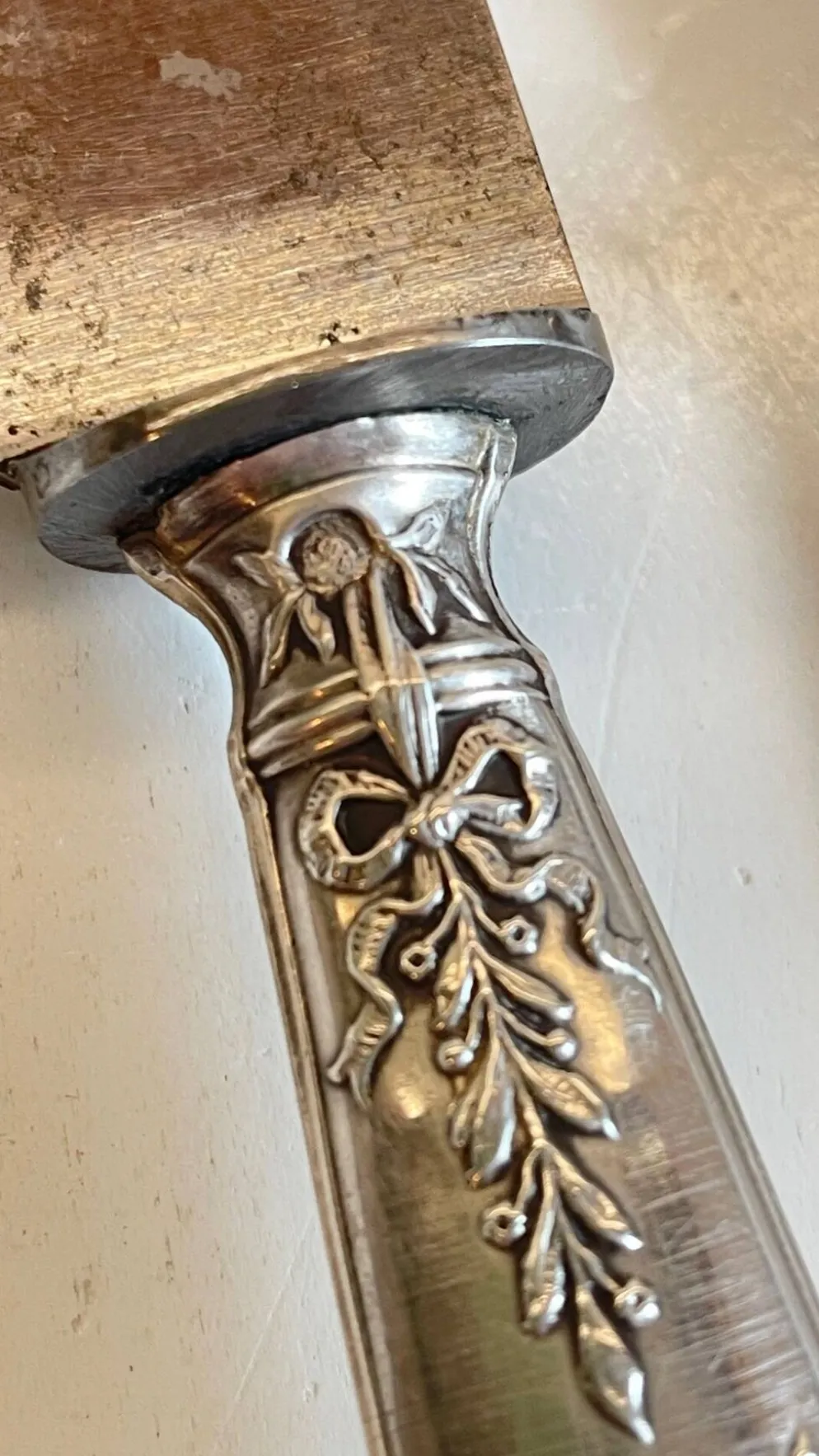 COUVERTS de Service Argent Minerve Casquée PARIS
