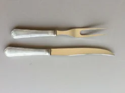 Couverts de service en metal inox signé la trompette de luxe