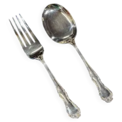 Couverts de service Mappin and Webb en métal argenté modèle Russell
