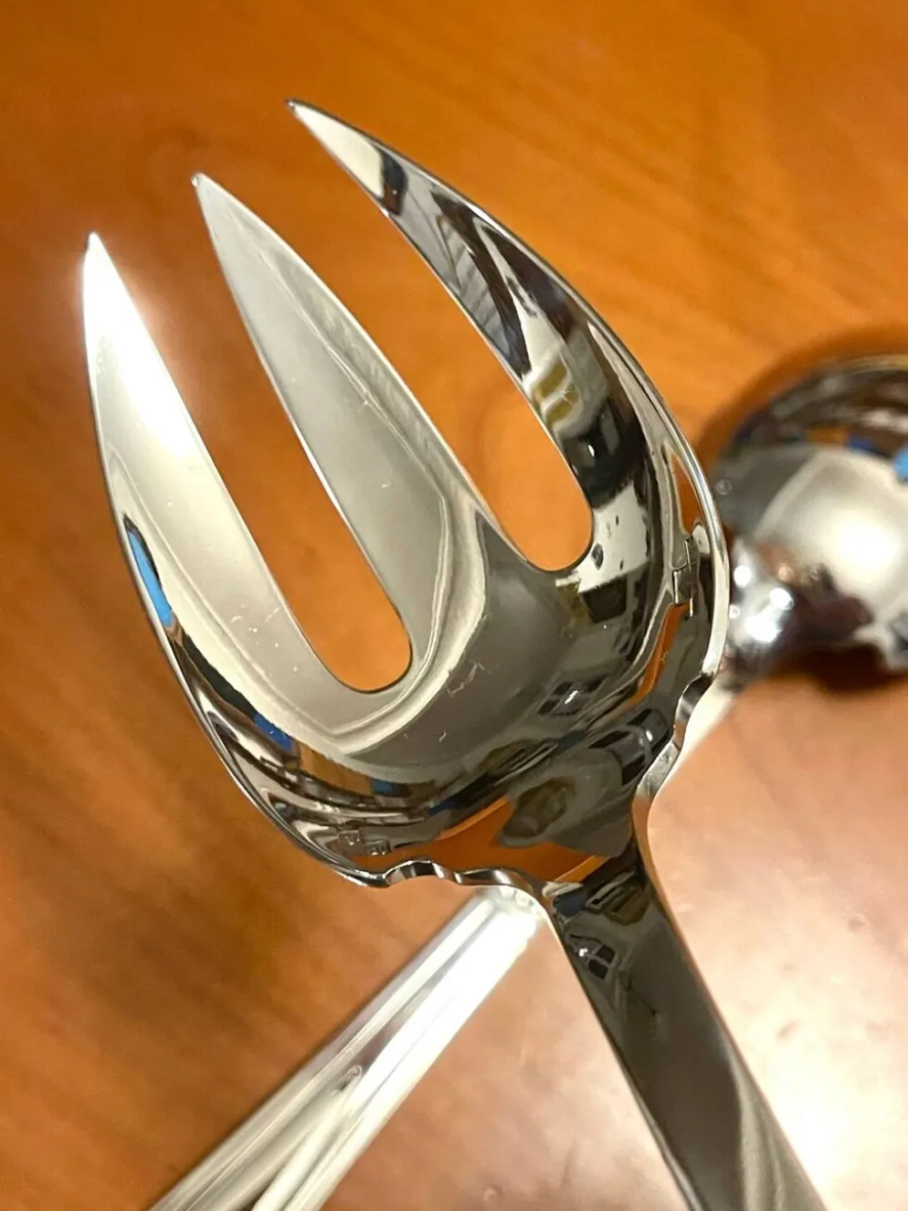 Couverts de service à salade modèle Diamant Christofle Alfenide