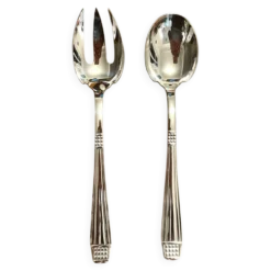 Couverts de service à salade modèle Diamant Christofle Alfenide