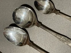 Couverts de table (couteau et fourchette) en métal argenté, ensemble de 37 pièces, Angleterre, vintage Art Déco