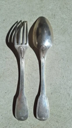 Couverts de table en argent massif Nicolas Pierre Béguin (1840/50)