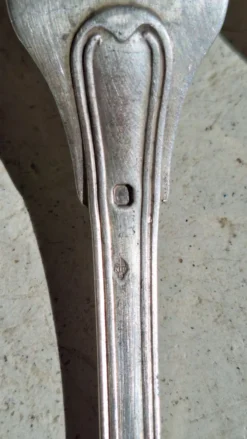 Couverts de table en argent massif Nicolas Pierre Béguin (1840/50)