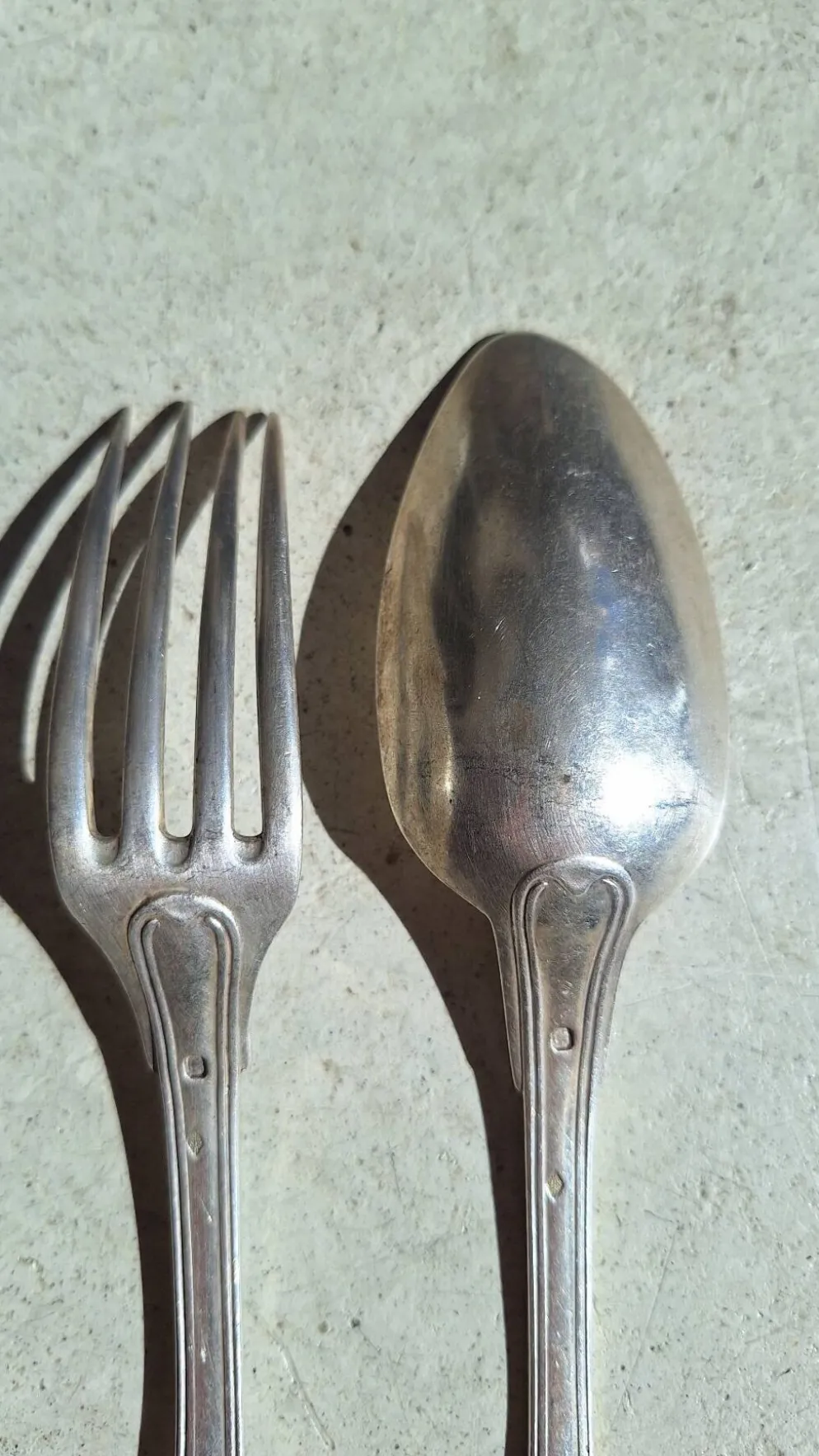 Couverts de table en argent massif Nicolas Pierre Béguin (1840/50)