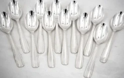 24 couverts à entremets, dessert Art Déco Ercuis
