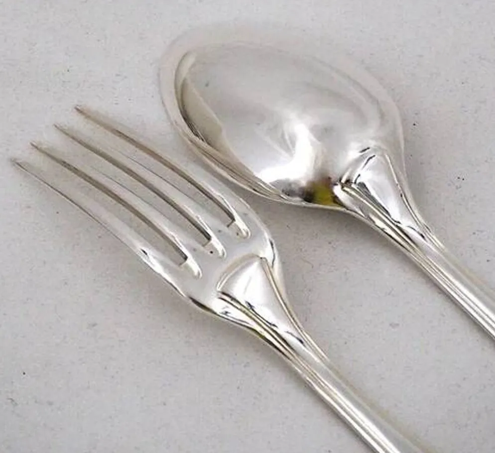 24 couverts à entremets, dessert Art Déco Ercuis