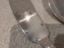 Couvert à servir la glace 2p métal argenté orfèvre Christofle vendome