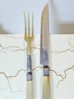 Couverts Gigot / Salade en bakélite