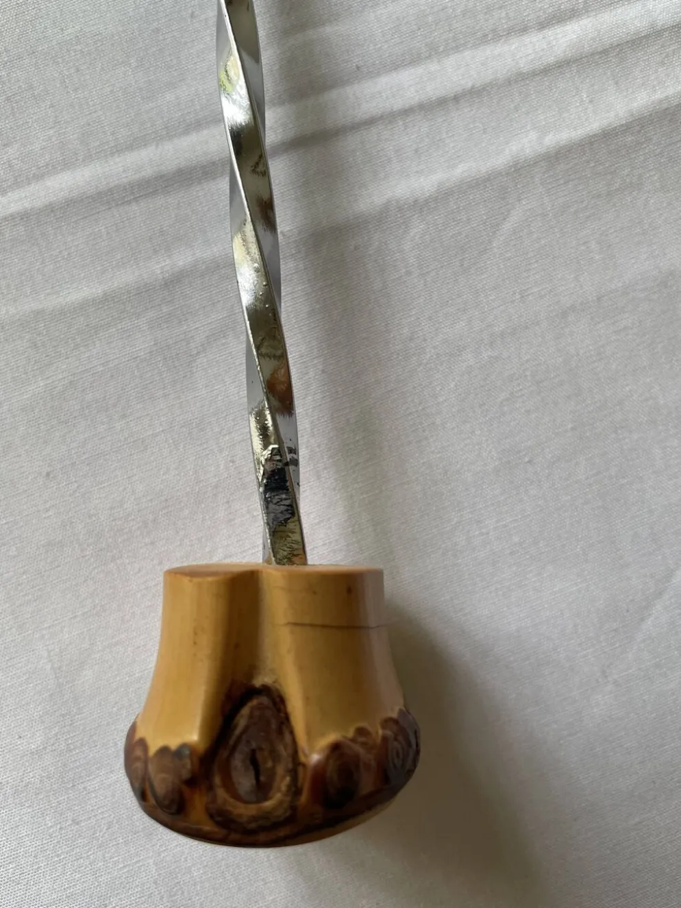 Couverts manches bambou vintage