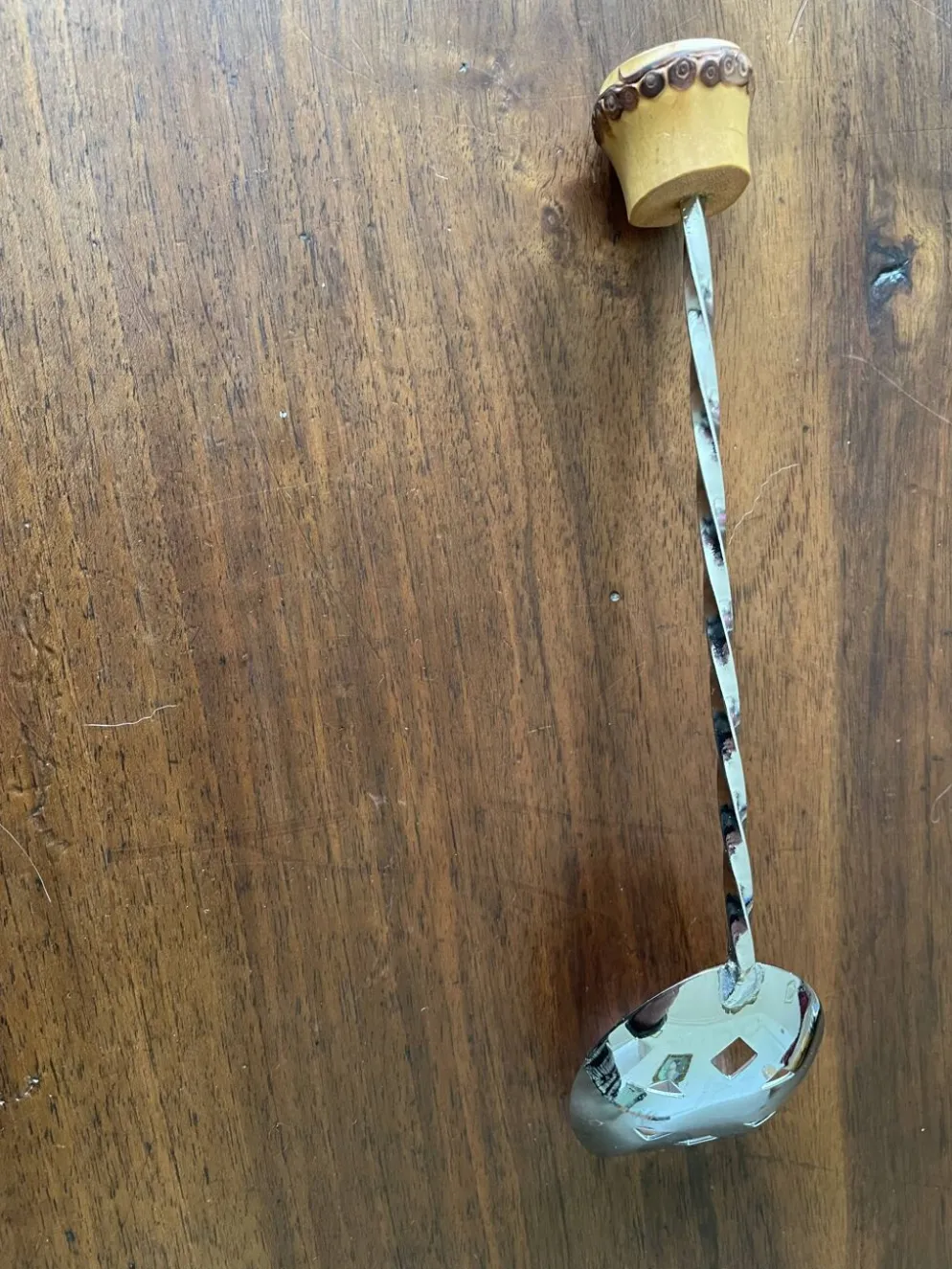 Couverts manches bambou vintage