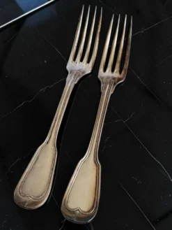 25 couverts métal argenté 