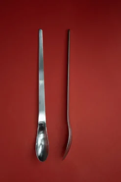 Couverts à salade AJ dessinés par Arne Jacobsen édition Georg Jensen, 1957