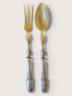 Couverts à salade en argent