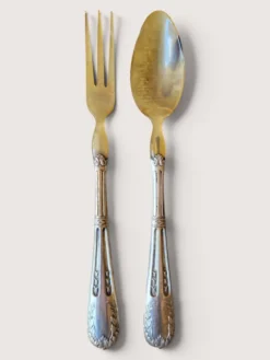 Couverts à salade en argent
