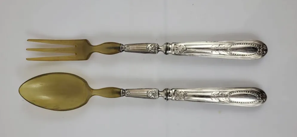 Couverts à salade en Argent