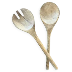 Couverts à salade en bois