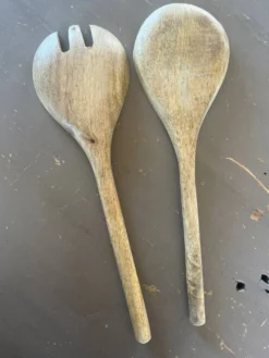 Couverts à salade en bois