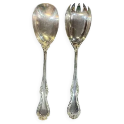 Couverts à Salade Mappin and Webb en métal argenté modèle Russell