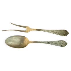 Couverts vintage dorés
