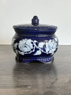 Céramique Vintage Italienne Bleue