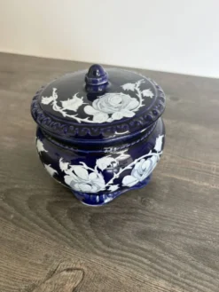 Céramique Vintage Italienne Bleue