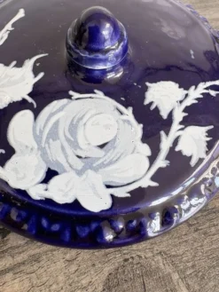 Céramique Vintage Italienne Bleue