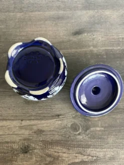 Céramique Vintage Italienne Bleue