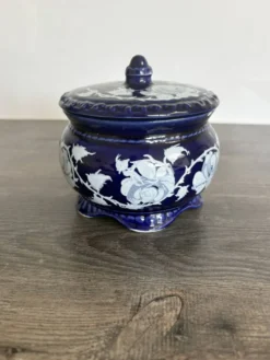 Céramique Vintage Italienne Bleue
