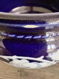 Céramique Vintage Italienne Bleue