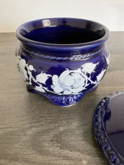 Céramique Vintage Italienne Bleue