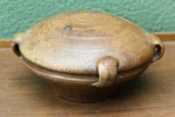 Crapaud gourde en grés