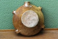Crapaud gourde en grés