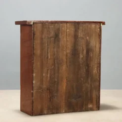 Crédence en noyer avec gravure florale - Italie XIXe siècle