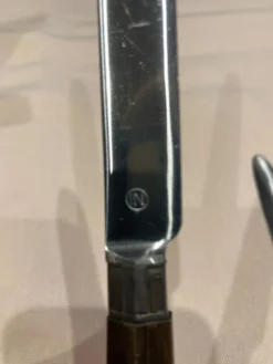 Écrin de 12 couteaux à dessert manche en corne