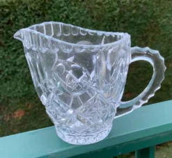 Crémier en cristal taillé artisanal - Charme vintage