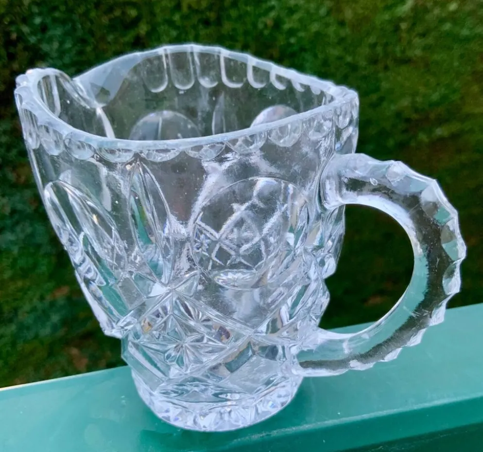 Crémier en cristal taillé artisanal - Charme vintage