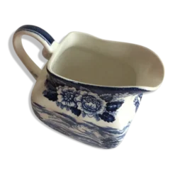 Crémier Lochs of Scotland made in England Loch Leven - décors bleu