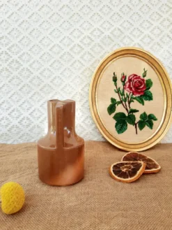 Crémier pot à lait en grès de Brenne