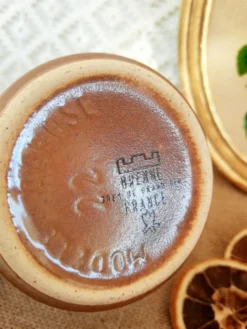 Crémier pot à lait en grès de Brenne