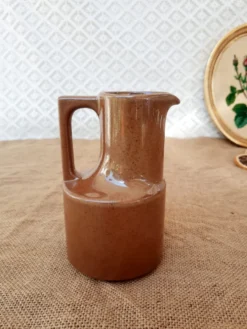 Crémier pot à lait en grès de Brenne
