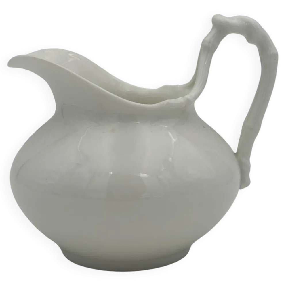 Crémier, pot à lait vintage porcelaine blanche