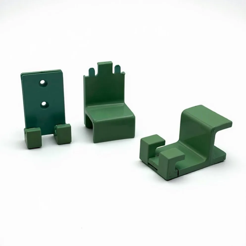 Crochets vert sarcelle Olaf von Bohr Gedy, Italie années 1970 – Design Space Age