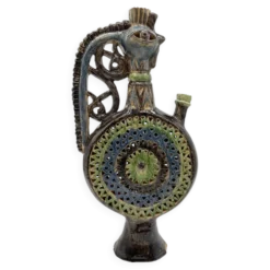 Cruche « Cocotte XXL » céramique de Manises, 1950s